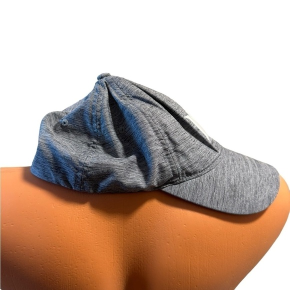 Hurley Blue Gray FlexFit Hat Icon Logo Fitted Cap Skater Surfer Beach - Picture 2 of 12